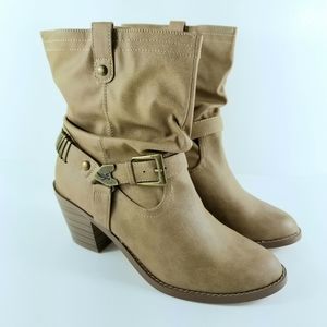 Sz 8.5 Shiekh Western Slouchy Boots NWT